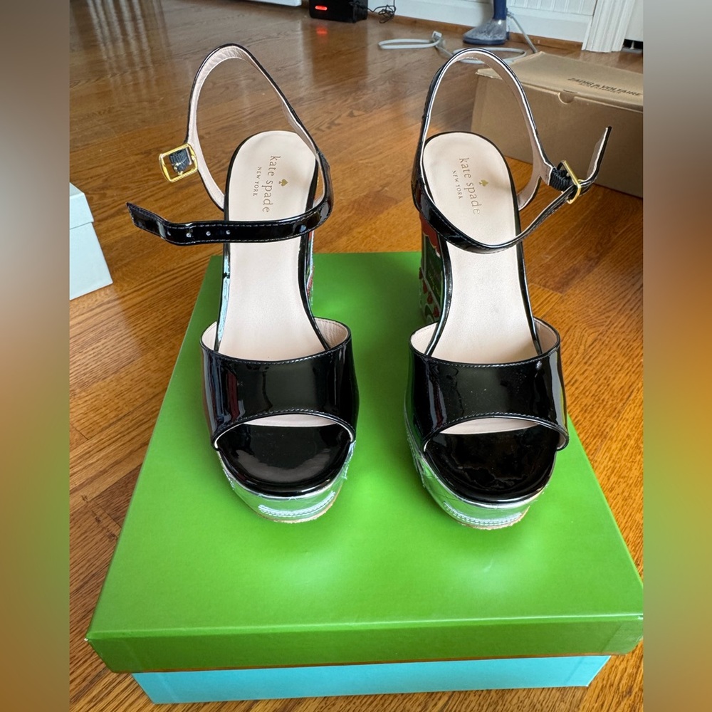 Kate Spade Dora wedge sandal (taco truck ) - Picture 2 of 5
